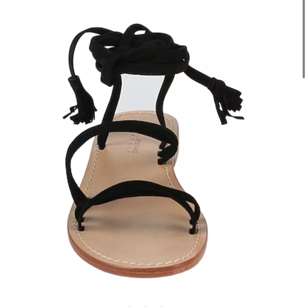 Capri Positano Leather Sandals with Suede Straps
